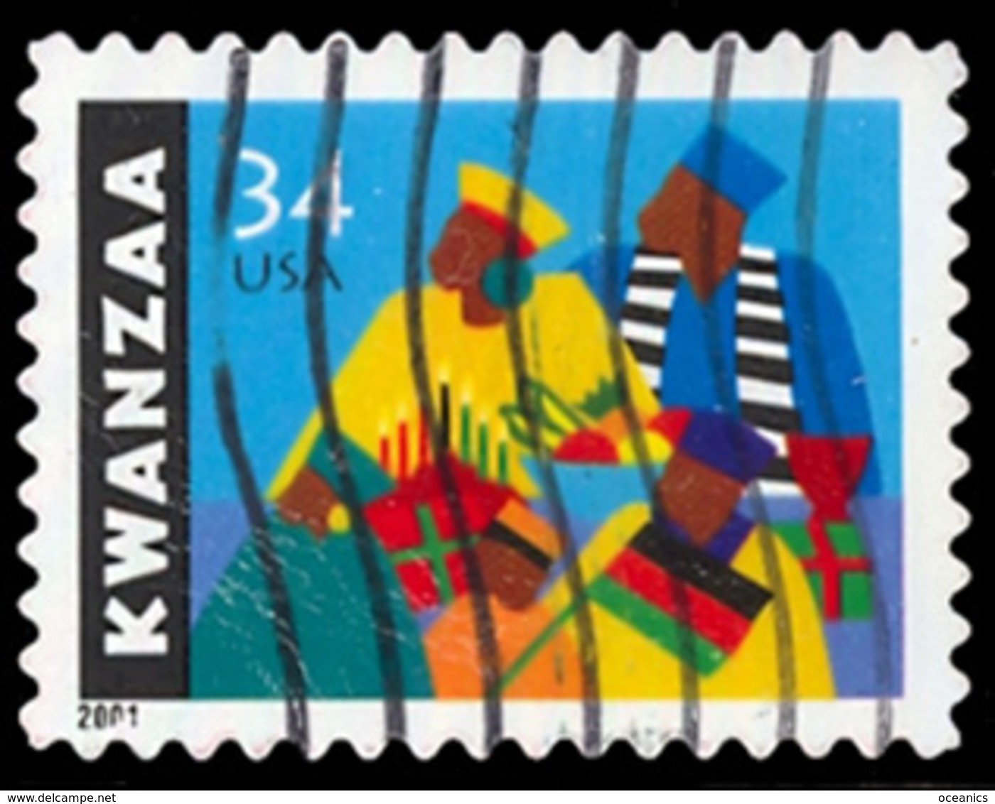 Etats-Unis / United States (Scott No.3548 - Kwanzaa) (o) - Gebruikt