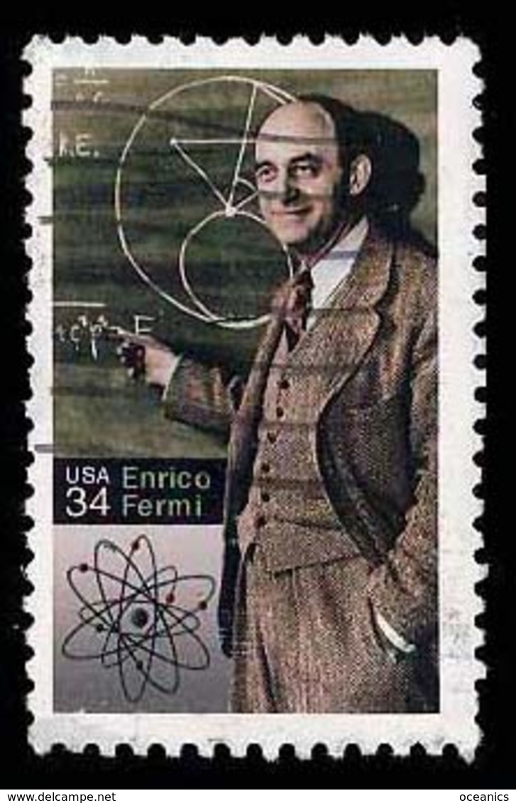 Etats-Unis / United States (Scott No.3533 - Enrico Fermi) (o) - Gebruikt