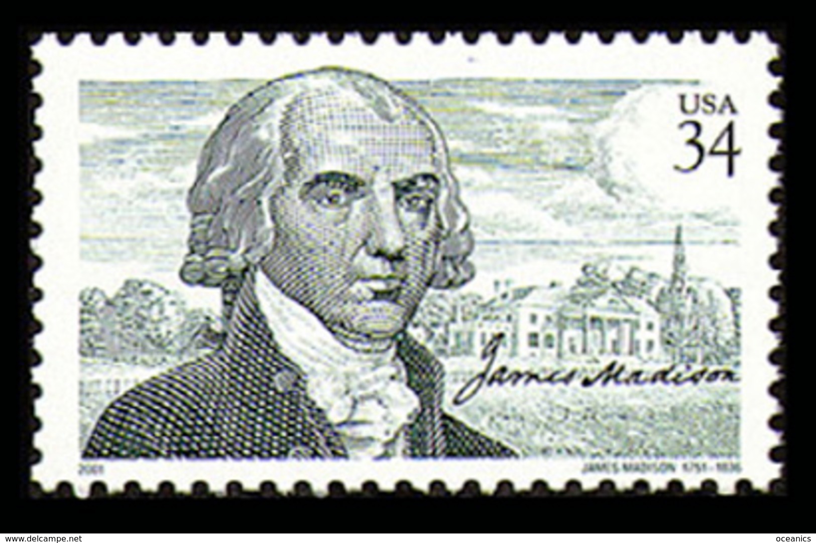 Etats-Unis / United States (Scott No.3545 - James Madison) (o) - Gebruikt