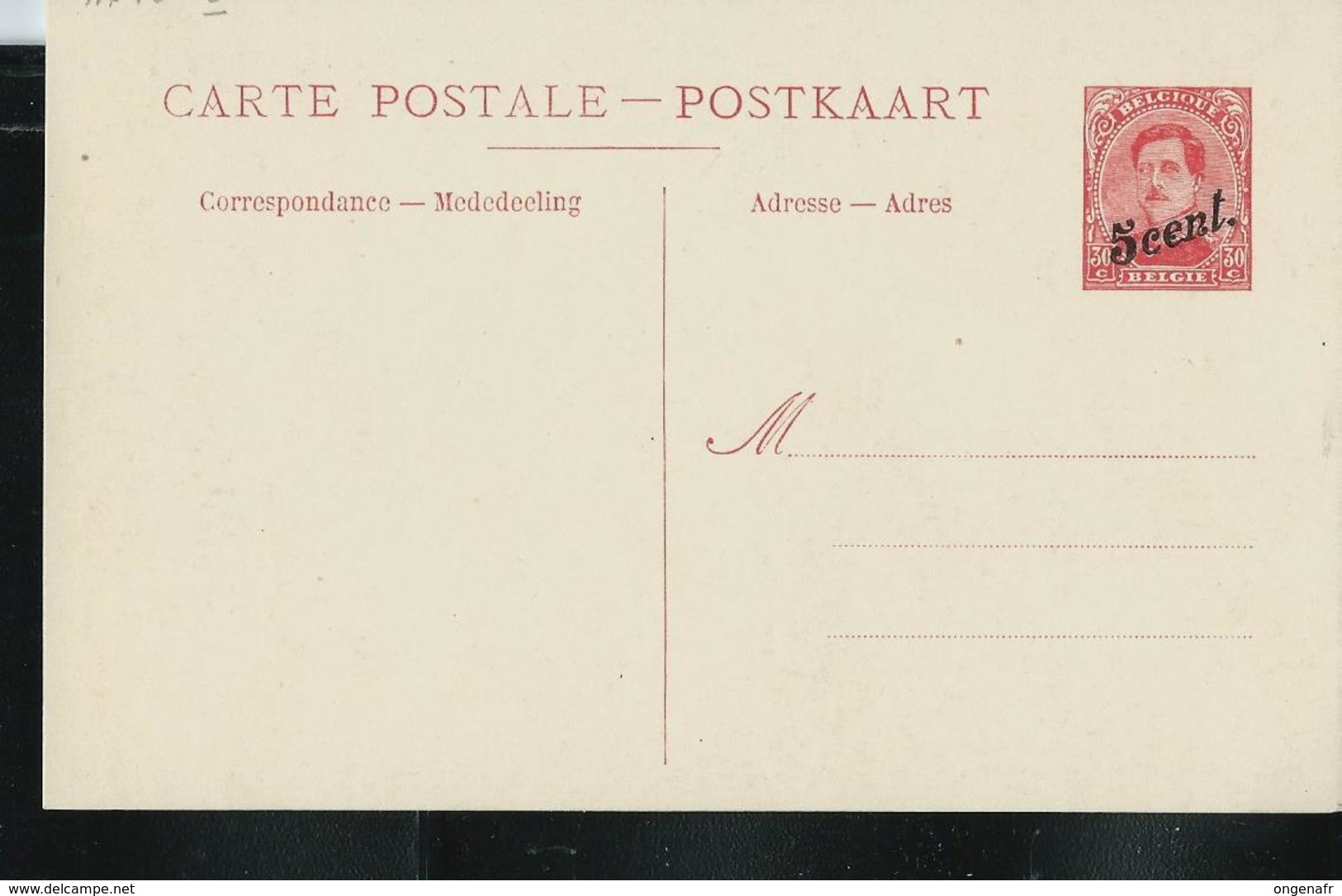 Carte Neuve N° 18. B . Deux Paquebots - Bootkaarten