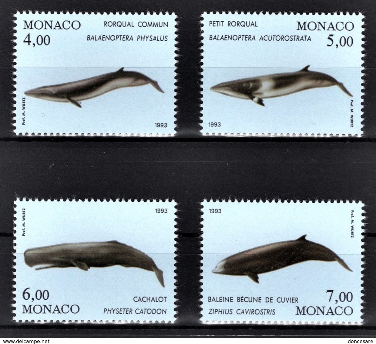 MONACO 1993 - SERIE N° 1860 A 1863 - 4 TP NEUFS** - Nuovi