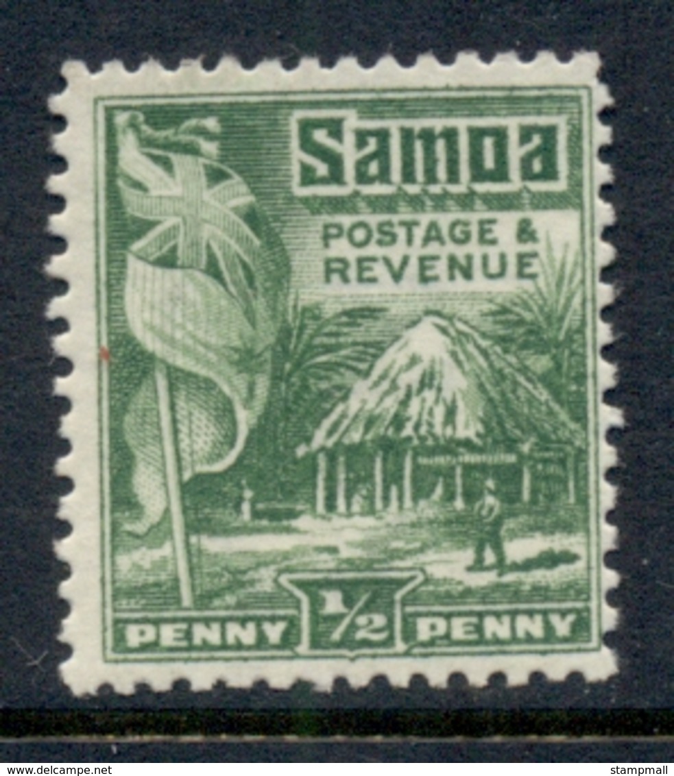 Samoa 1921 House & Flag 0.5d MLH - Samoa