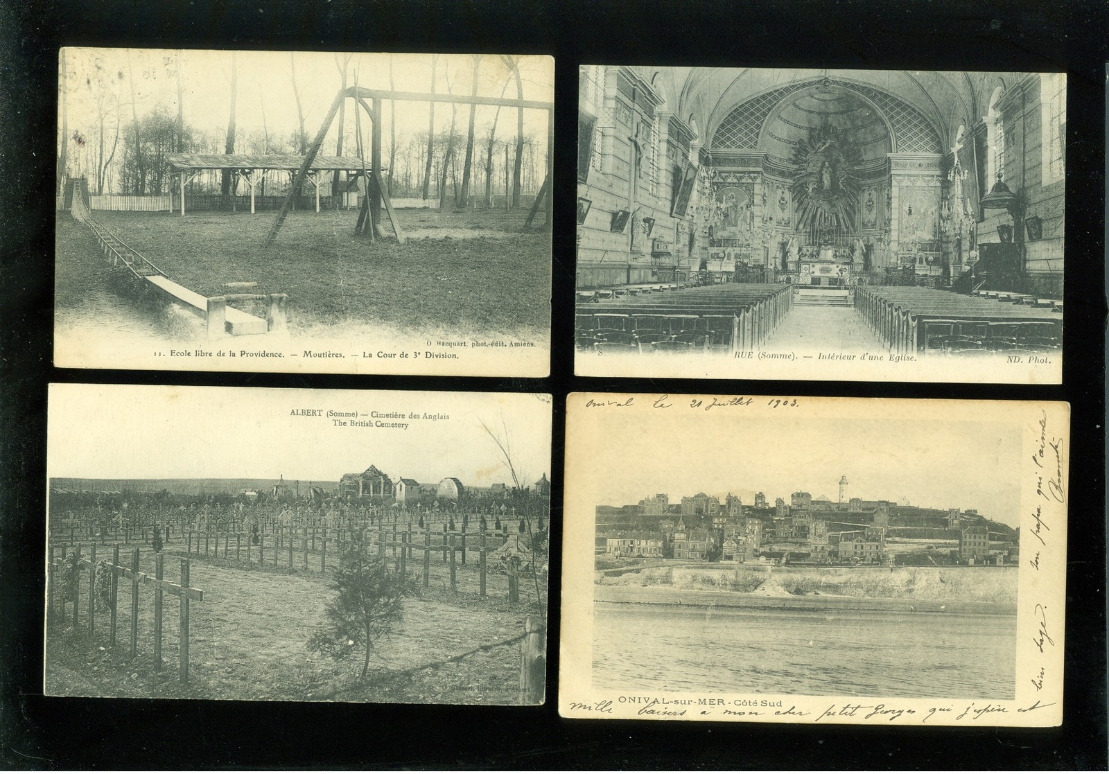 Beau lot de 60 cartes postales de France  Somme    Mooi lot van 60 postkaarten van Frankrijk ( 80 ) - 60 scans