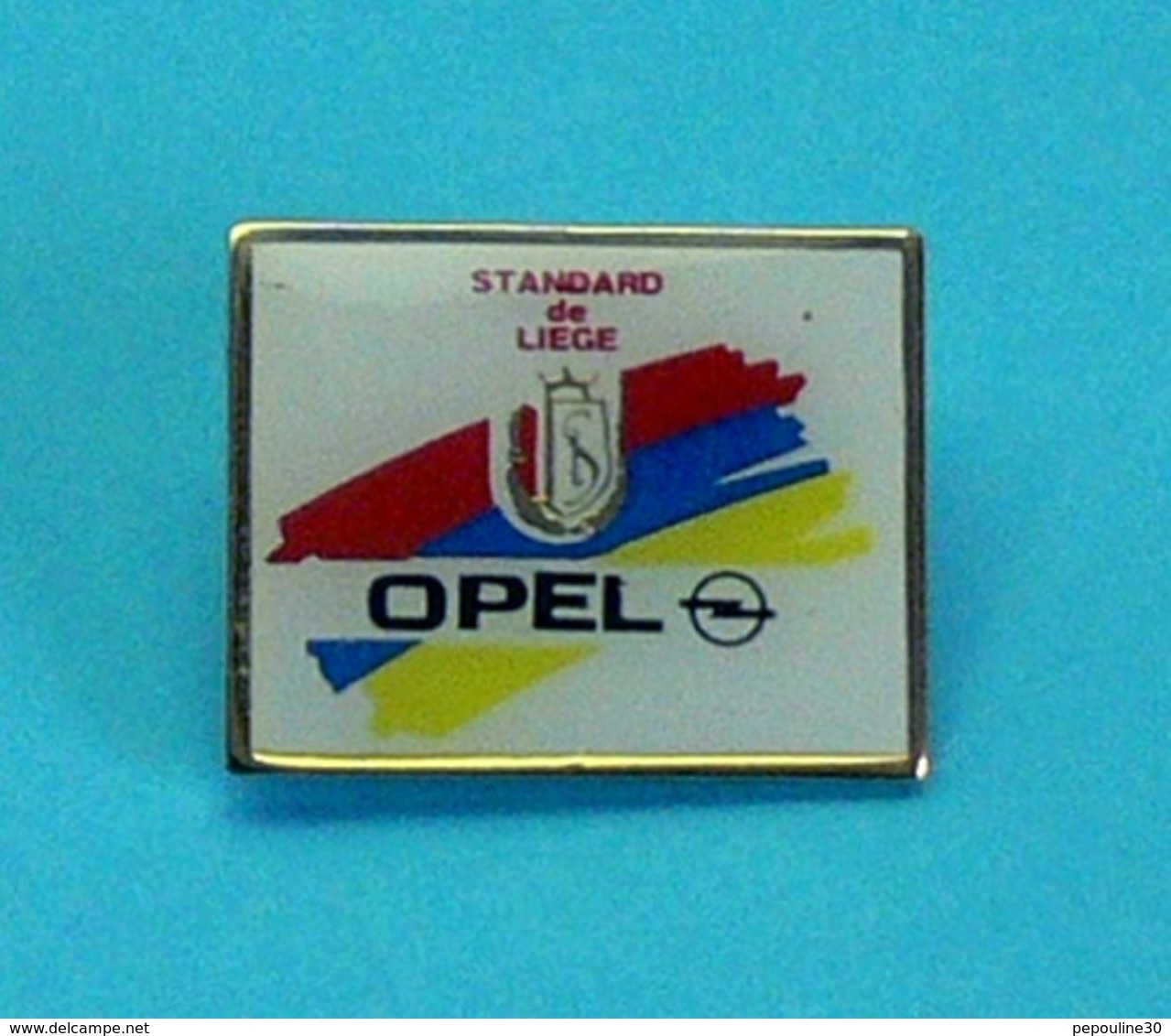 1 PIN'S //   ** FANION DU CLUB / STANDARD DE LIÈGE / OPEL ** - Opel