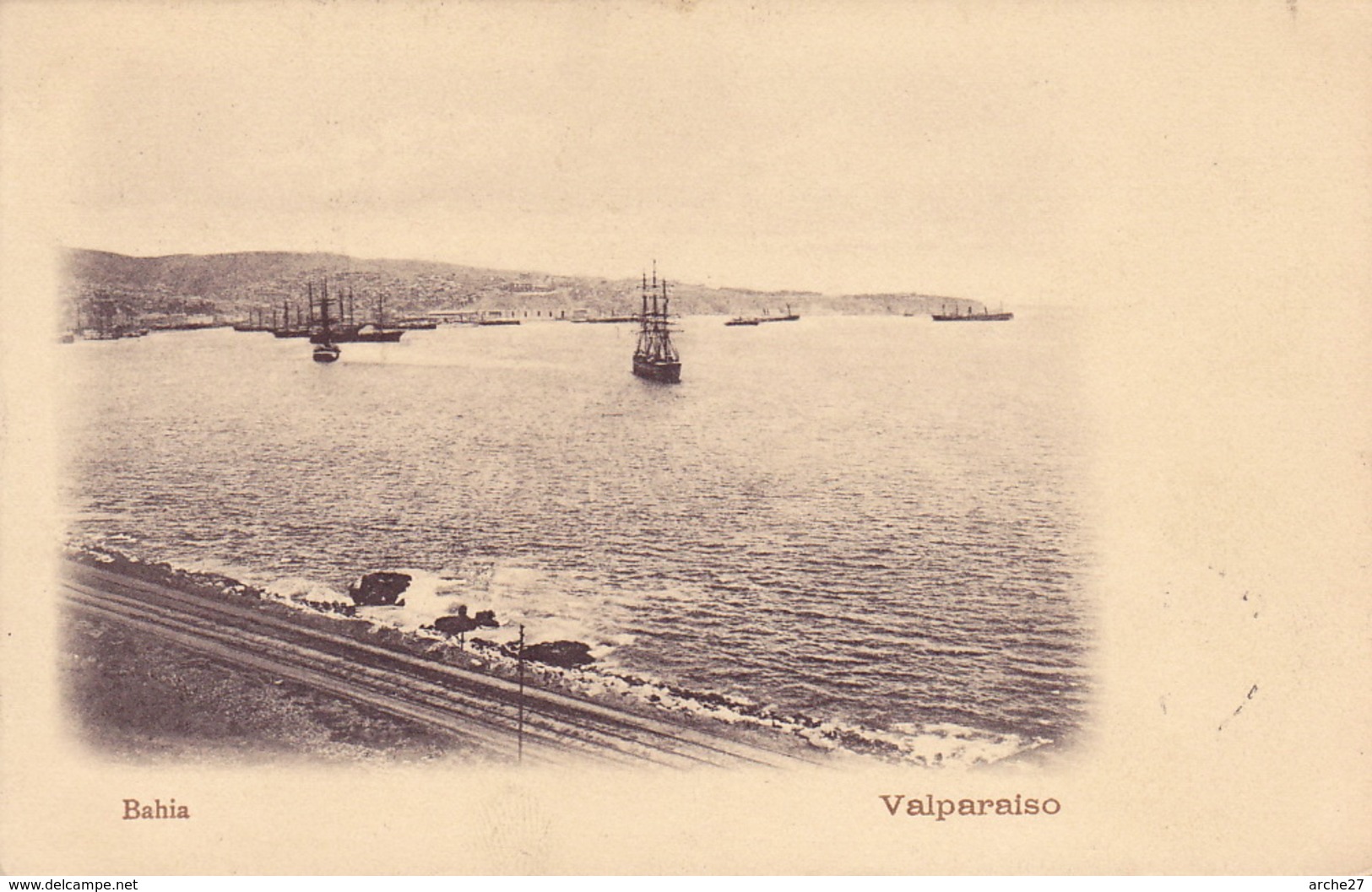 CPA - VALPARAISO - Bahia - Chili