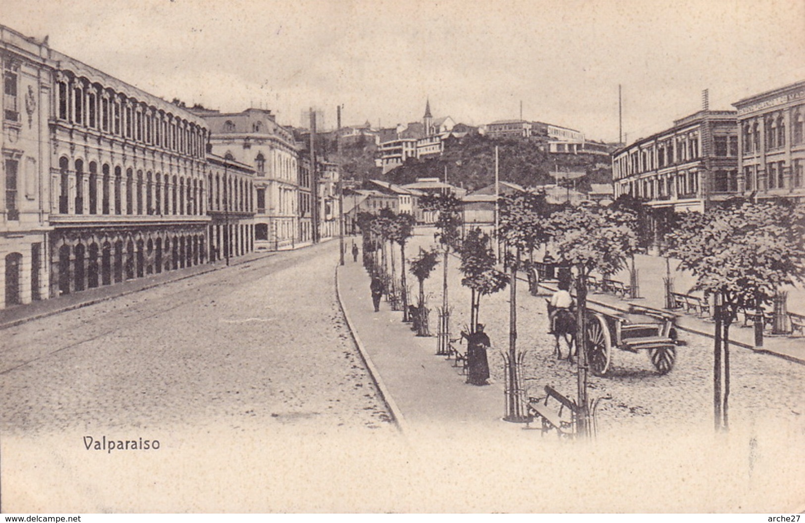 CPA - VALPARAISO - Avenida Brasil - Chili