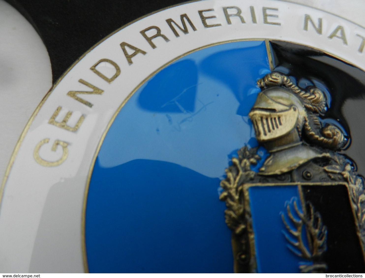 Médaille De Table Plaque De Gendarmerie Dans Sa Boîte - Police & Gendarmerie