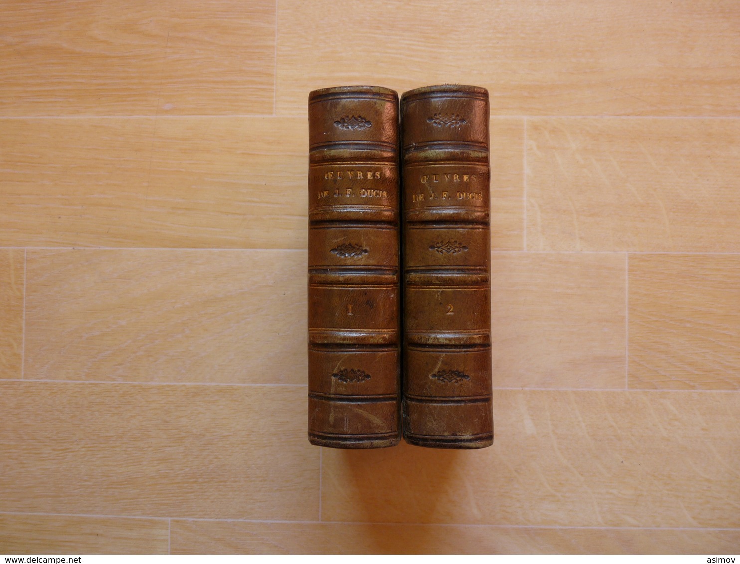 Oeuvres De Ducis Ornées Du Portrait De L'auteur Et De Gravures De Girodet Et Desene 4 Tomes En 2 Volumes 1818  (Y) - 1801-1900