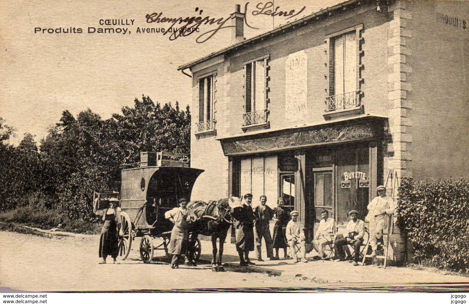 COEUILLY    Produits DAMOY, Avenue Du Parc.     2 Scans - Champigny Sur Marne