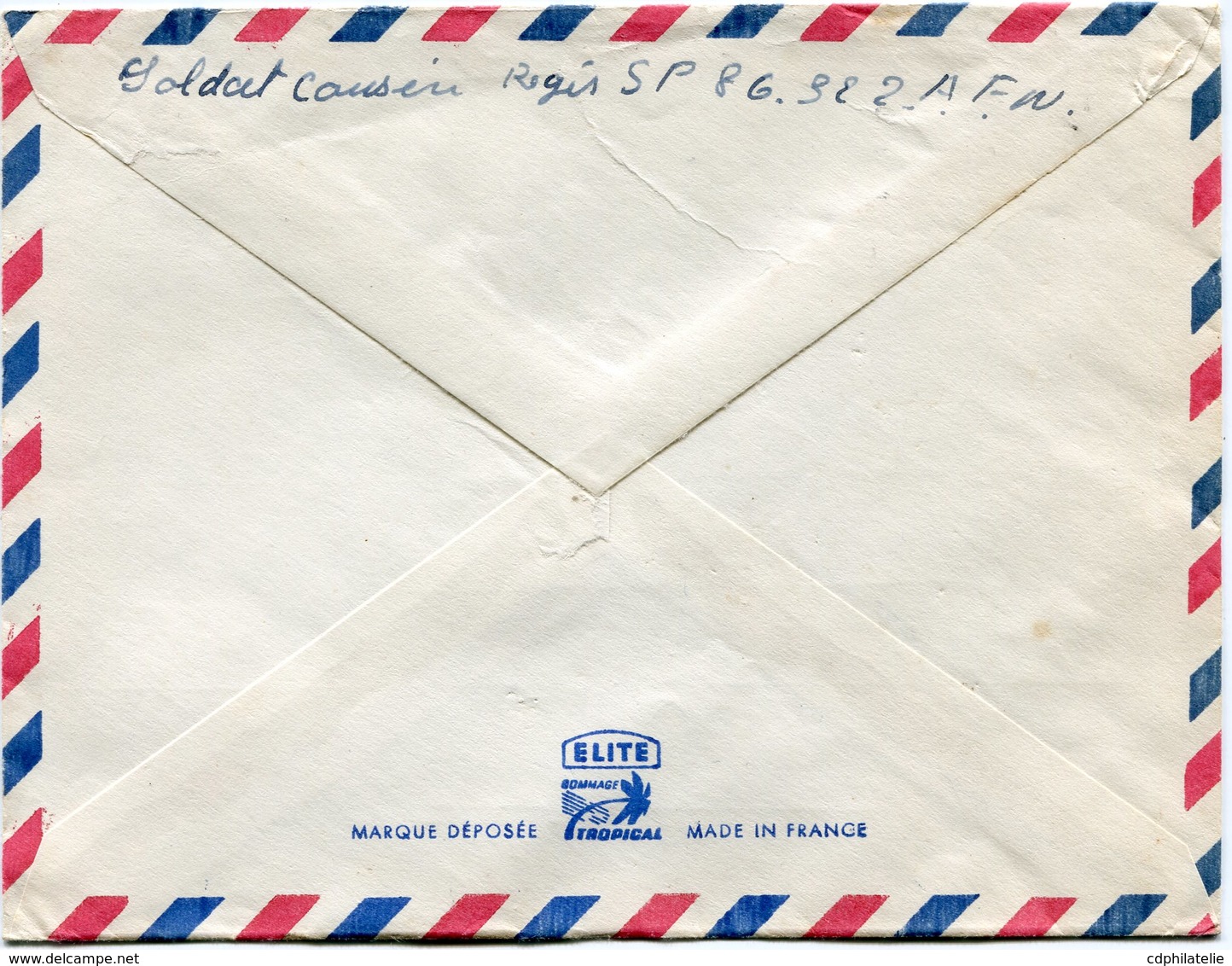 ALGERIE LETTRE PAR AVION F. M. DEPART POSTE AUX ARMEES 26-9-1957 A. F. N POUR LA FRANCE. - Covers & Documents