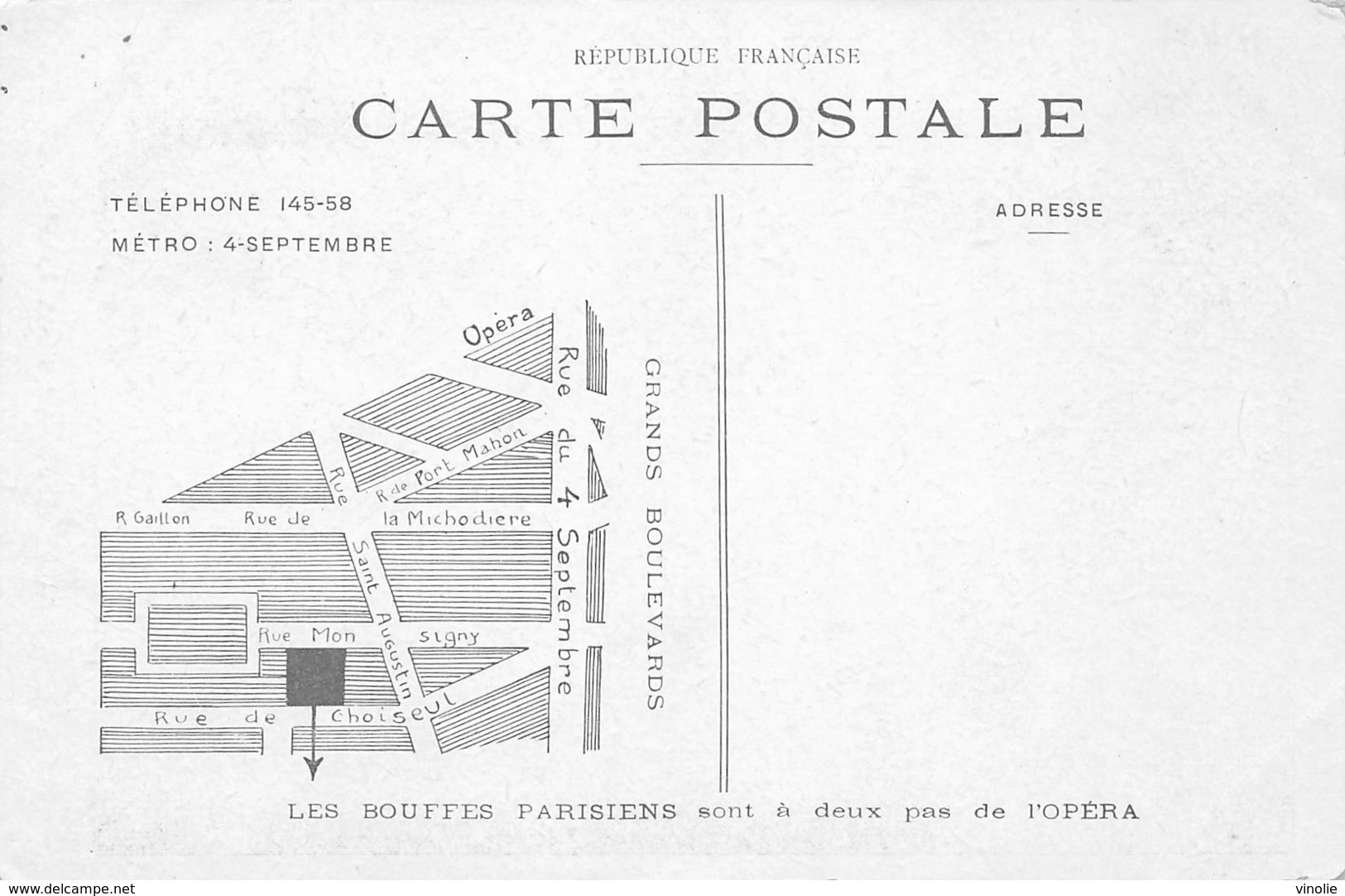 D-18-3769 : BOUFFES PARISIENS. CORA LAPARCERIE. - Künstler