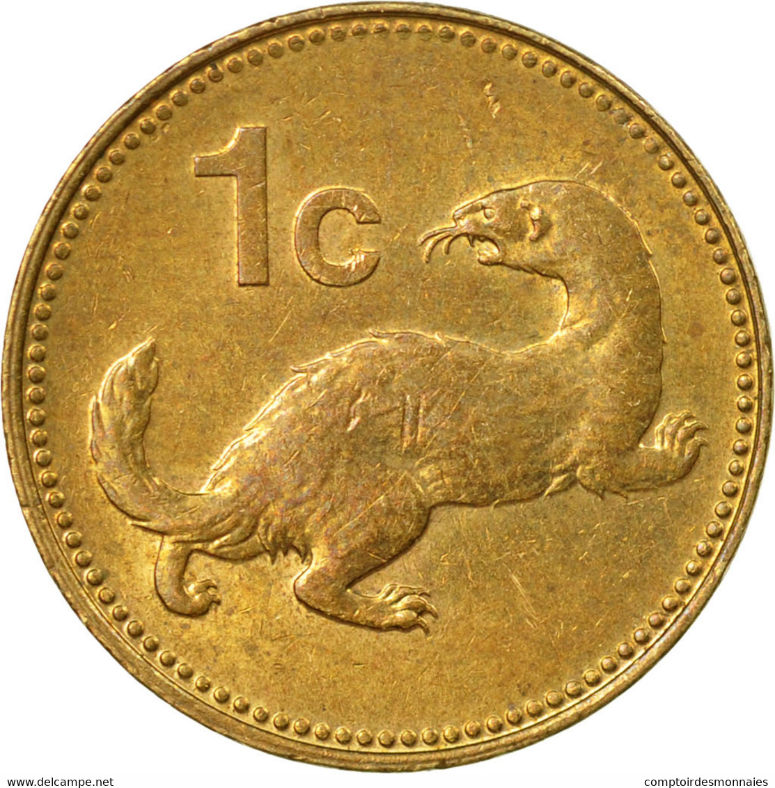 Monnaie, Malte, Cent, 1991, TTB, Nickel-brass, KM:93 - Malte