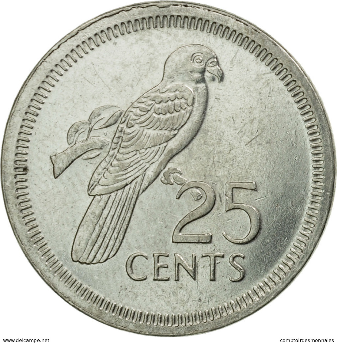 Monnaie, Seychelles, 25 Cents, 2007, Pobjoy Mint, TTB, Nickel Clad Steel, KM:49a - Seychellen