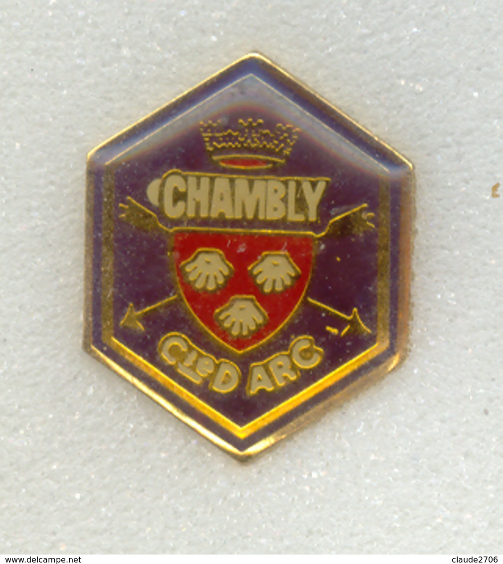 Rare Pin's Tir à L'ar Archery Chauny (département 02) - Tir à L'Arc