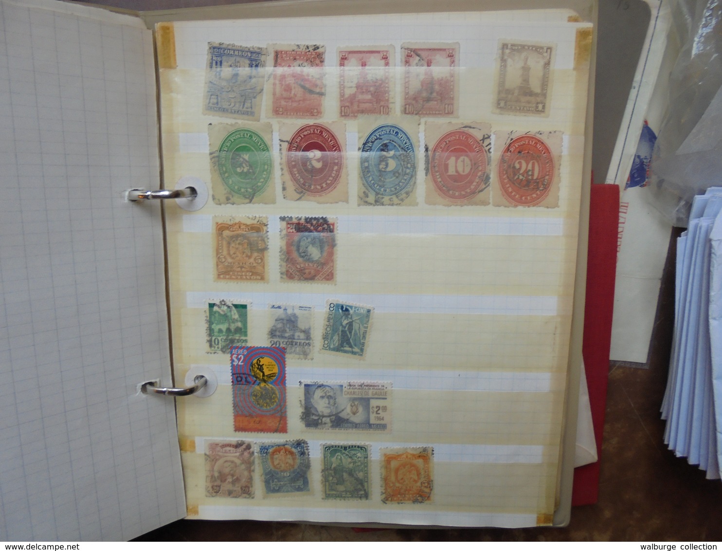 MONDE BEAU VRAC VARIETES DE PLUSIEURS MILLIERS DE TIMBRES DONT ALBUMS (6 KILOS)