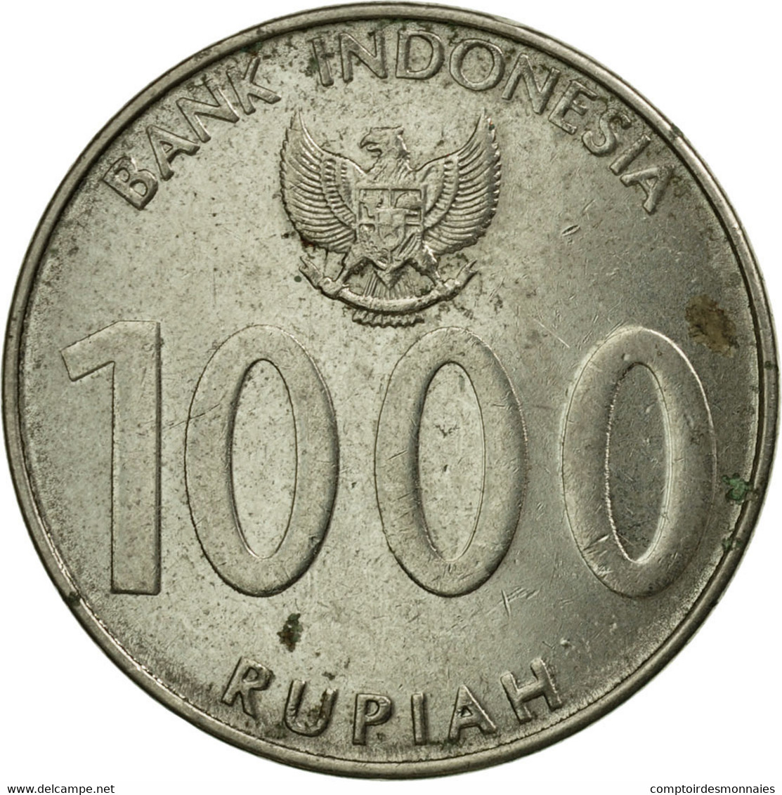 Monnaie, Indonésie, 1000 Rupiah, 2010, TTB, Nickel Plated Steel, KM:70 - Indonésie
