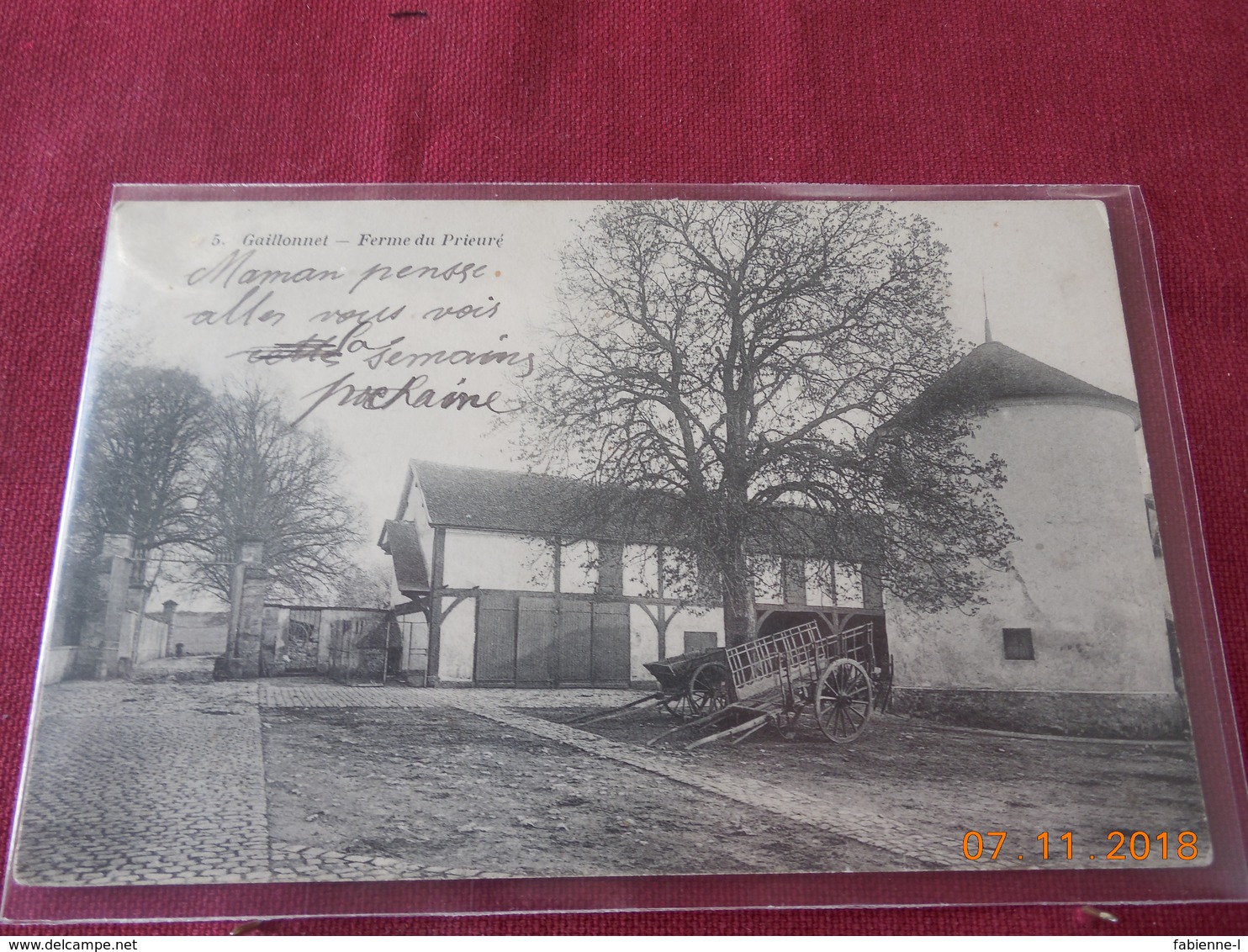 CPA - Gaillonnet - Ferme Du Prieuré - Seraincourt