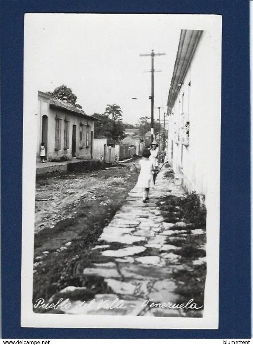 CPA Vénézuela Carte Photo RPPC Non Circulé Pueblo Del Valle - Venezuela