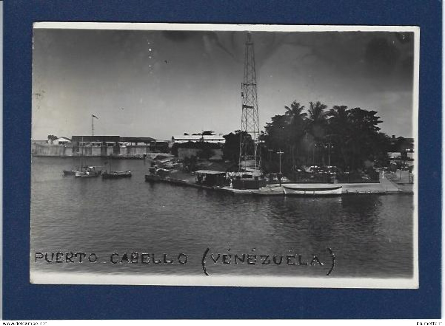 CPA Vénézuela Carte Photo RPPC Non Circulé Puerto Cabello - Venezuela