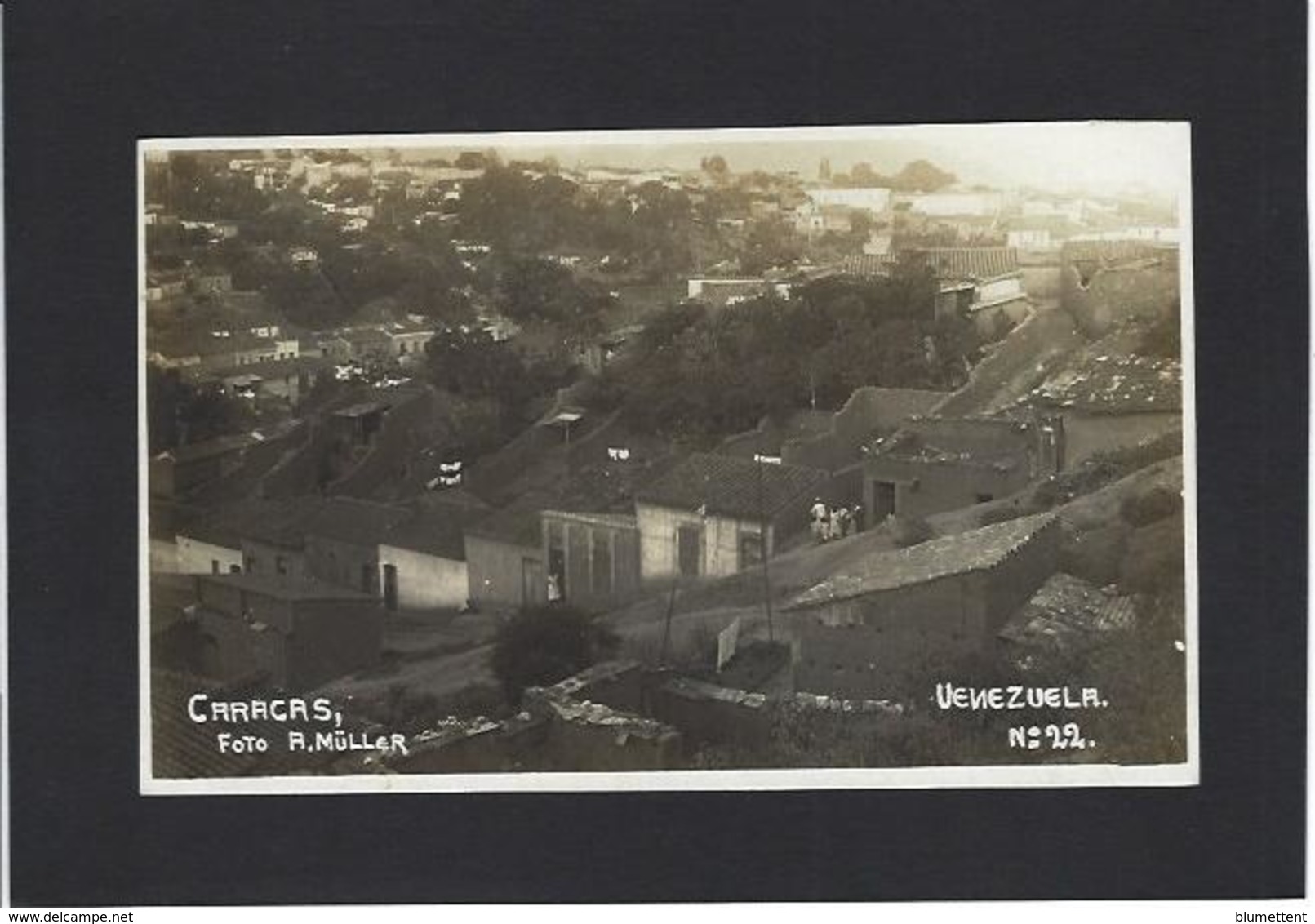 CPA Vénézuela Carte Photo RPPC Non Circulé Caracas - Venezuela