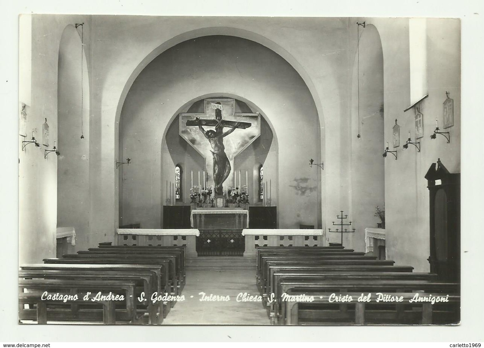 CASTAGNO D'ANDREA - S.GODENZO - INTERNO CHIESA DI S.MARTINO VIAGGIATA FG - Firenze (Florence)