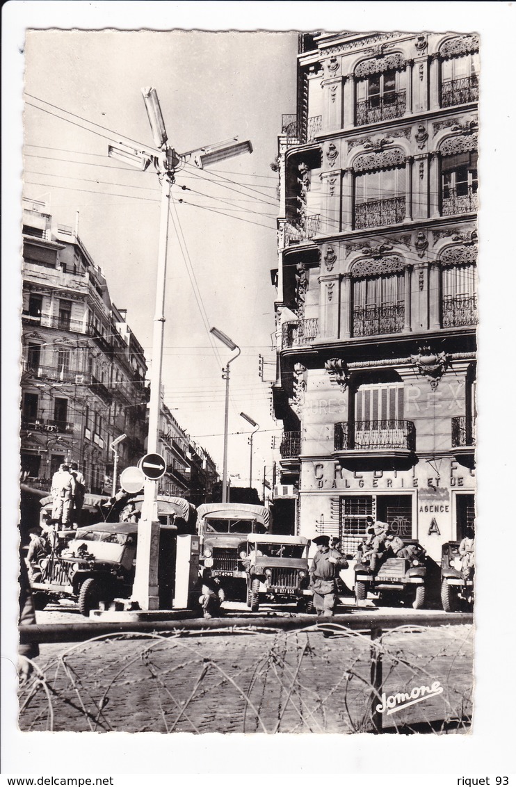 476 - ALGER - Carrefour Rue D'Isly, Boulevard Bugeaud (Janvier 1960) - Algerien