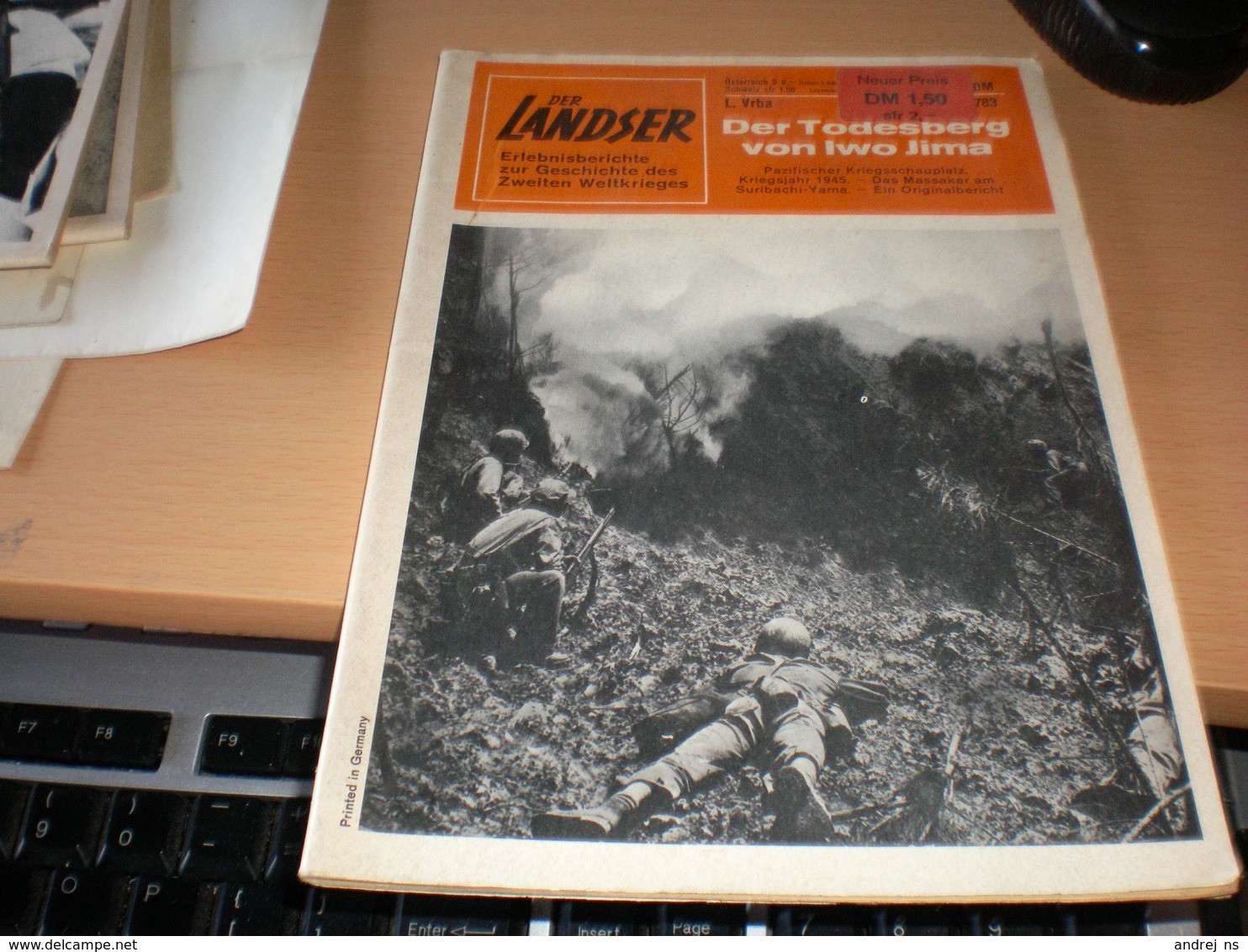 Der Landser Der Todesberg Von Iwo Jima  Pazifischer Kriegsschauplatz 1945 Das Massaker Am Suribachi Yama Kleiner Kreuzer - Deutsch