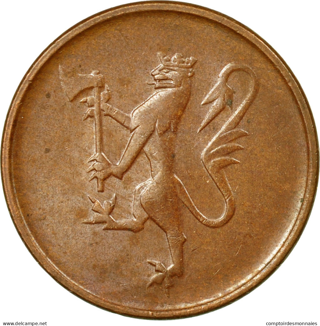 Monnaie, Norvège, Olav V, 5 Öre, 1981, TTB, Bronze, KM:415 - Norvège