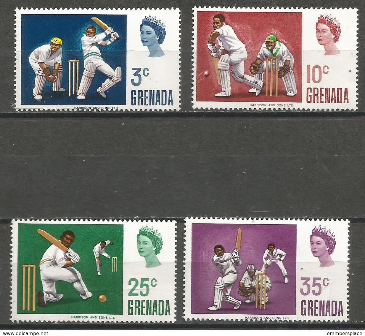 Grenada. - 1969 Cricket MH * - Grenada (...-1974)