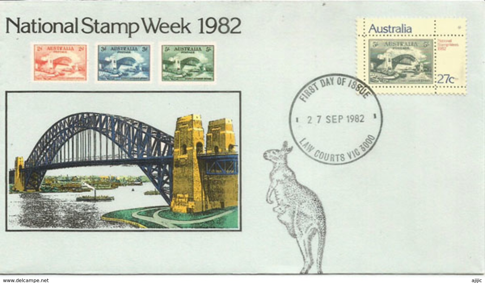 Pont De Sydney Harbour . FDC Australie  1982 - Ponti