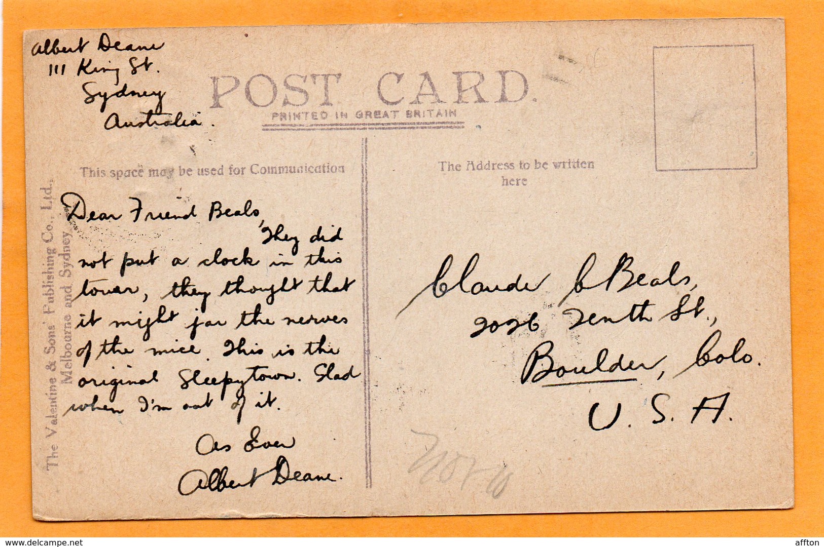 Adelaide Australia 1918 Postcard Mailed - Adelaide