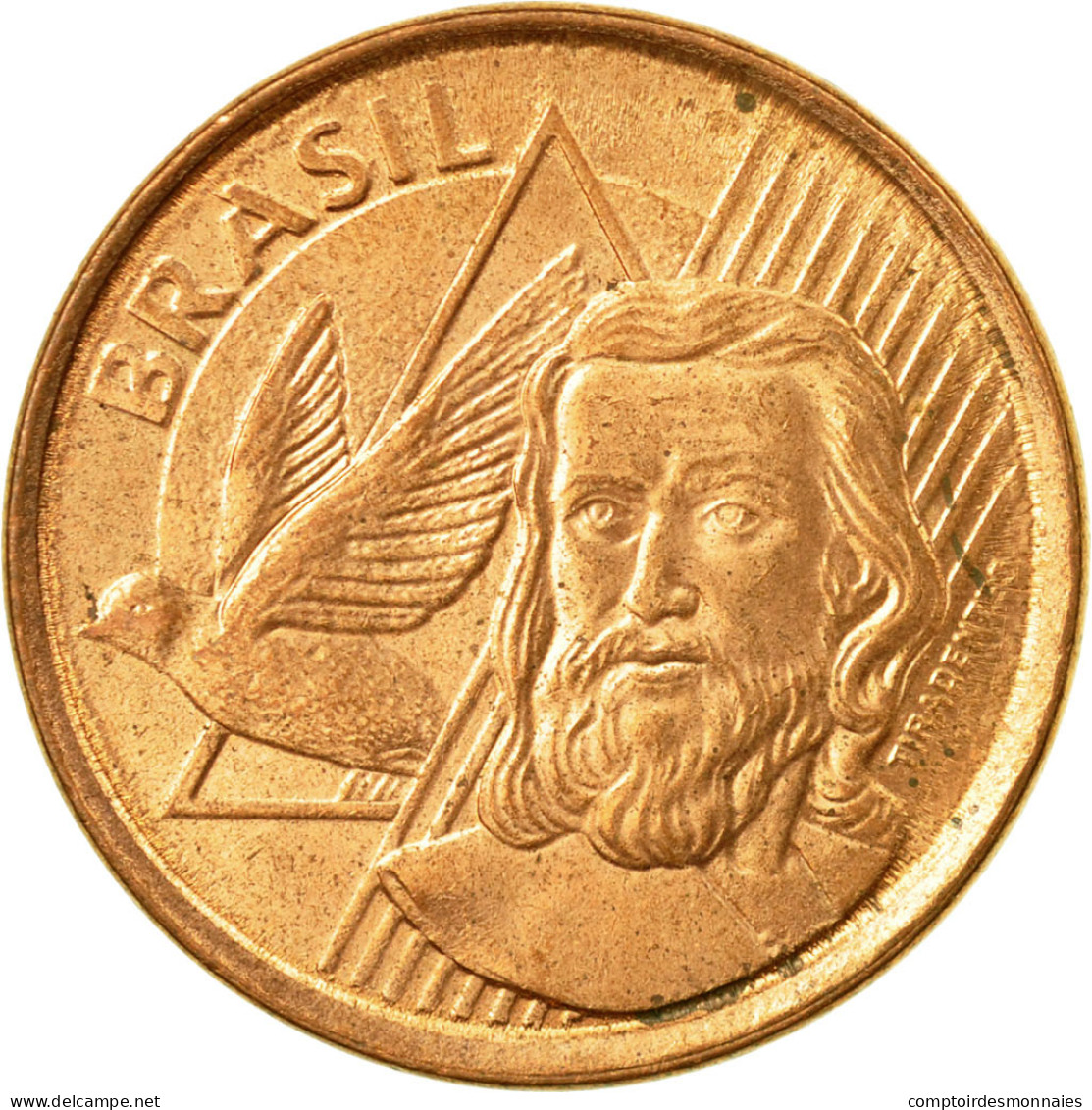 Monnaie, Brésil, 5 Centavos, 2009, TTB, Copper Plated Steel, KM:648 - Brésil