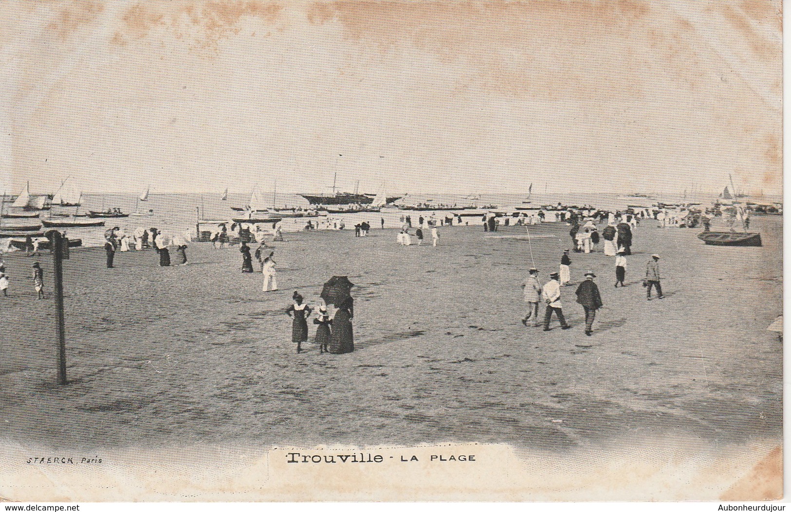 TROUVILLE La Plage 1243J - Trouville