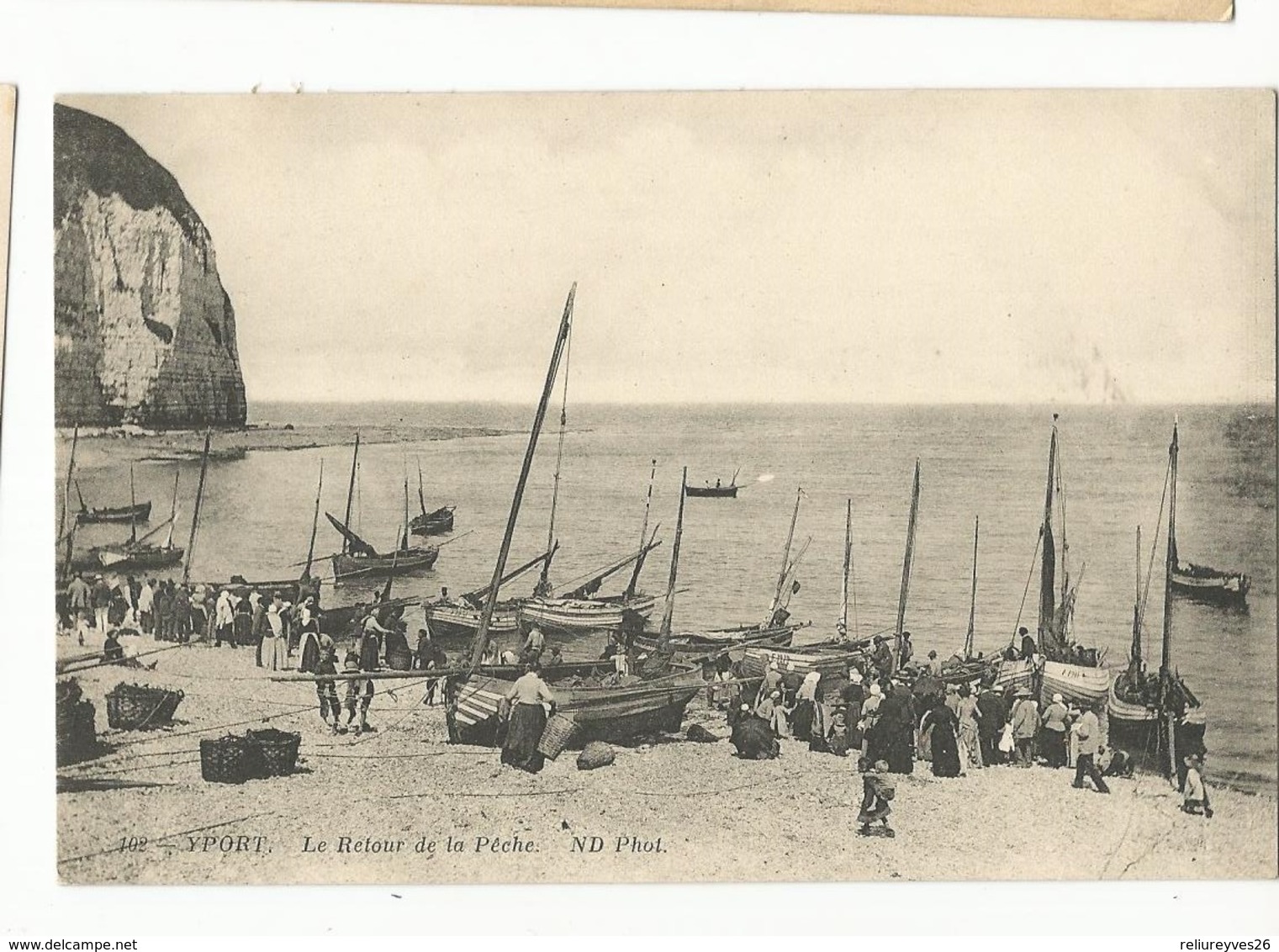 CPA, D.76, N° 102, Yport, Le Retour De La Pêche  Ed. ND. Phot. - Yport