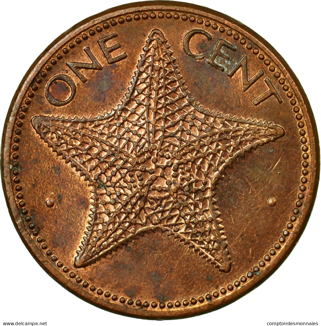 Monnaie, Bahamas, Elizabeth II, Cent, 1995, Franklin Mint, TTB, Copper Plated - Bahamas