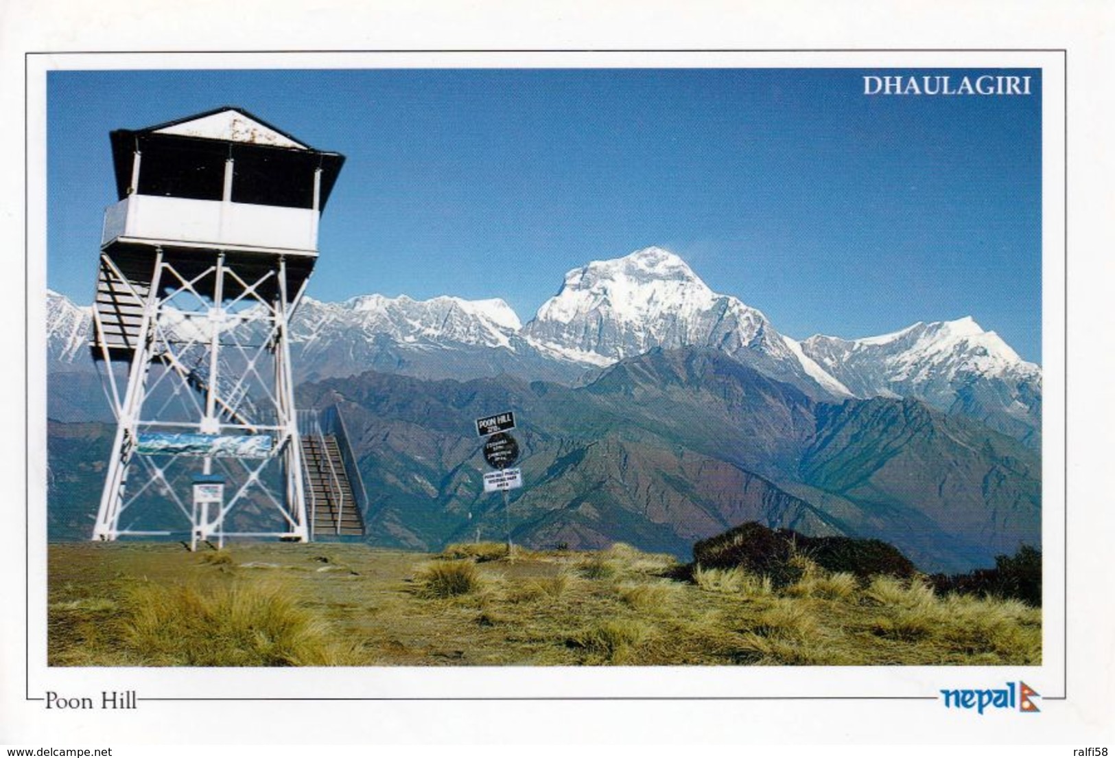 1 AK Nepal * Blick Zum Mt. Dhaulagiri Höhe 8.172 M - Er Ist Der Siebthöchste Berg Der Welt * - Nepal