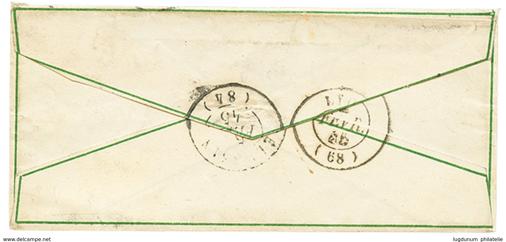 VALENTINE : 1845 T.15 MACON + Taxe 4 Sur Magnifique Enveloppe VALENTINE. Superbe. - Sonstige & Ohne Zuordnung