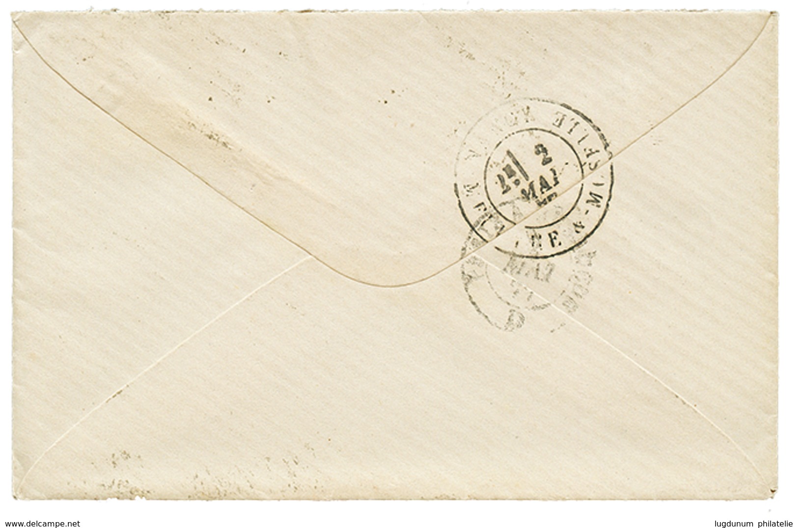 1877 2c CERES (x3) + 10c Vert Type 2 (n°76)x2 Obl. CHATILLON SUR SEINE Sur Enveloppe Pour NANCY. Cote Des Timbres Détach - Sonstige & Ohne Zuordnung