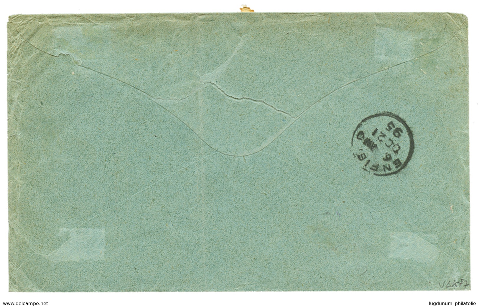 MADAGASCAR : 1895 NATAL 2 1/2d + MADAGASCAR 4d BRITISH INLAND MAIL Canc. BRITISH MAIL ANTANANARIVO On Envelope To ENGLAN - Sonstige & Ohne Zuordnung