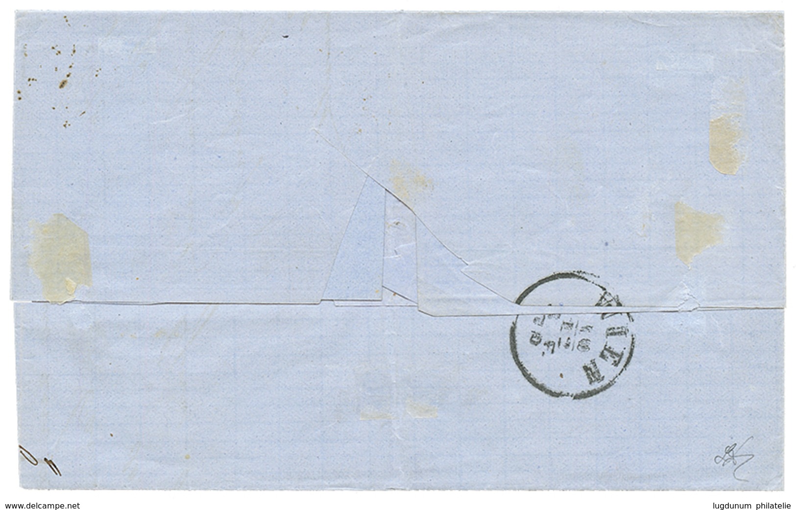 ALEXANDRIA ; 1870 15 SOLDI (n°5I) Canc. ALEXANDRIEN On Cover To WIEN. Signed FERCHENBAUER. Vvf. - Levante-Marken
