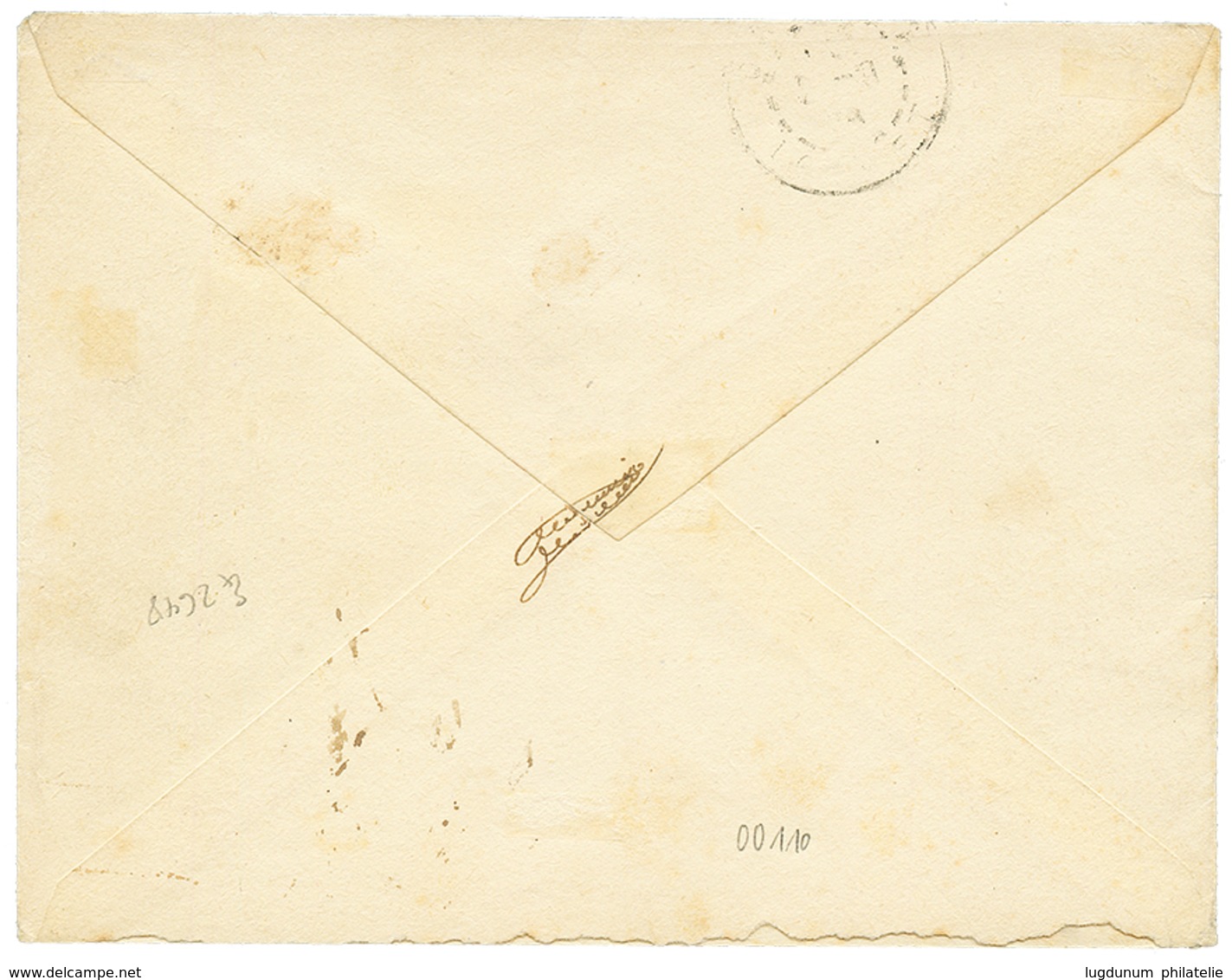 "CORPS OCCUPATION FRANCAIS De CRETE" : 1904 5c(x6) + 10c(x2) + 25c Canc. CANEA On REGISTERED Envelope From French Soldie - Levante-Marken