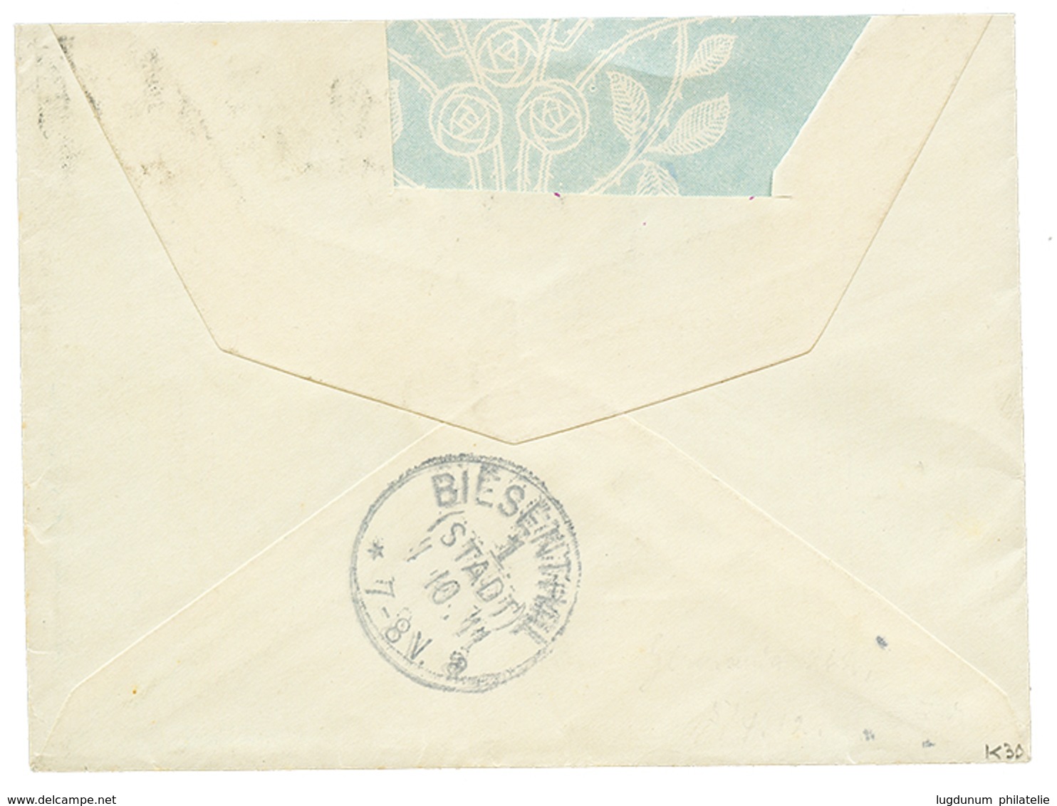 "BARE" : 1911 3pf(x2) + 25pf Canc. BARE On REGIOSTERED Envelope To BERLIN. Vvf. - Kamerun