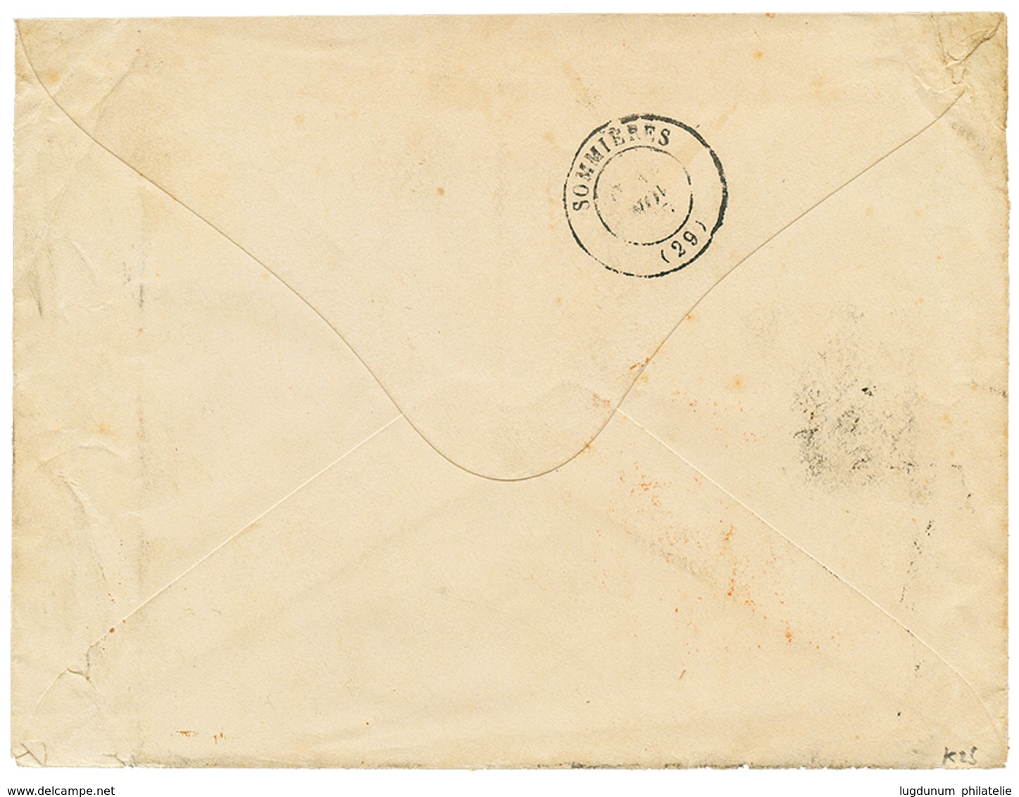 PUERTO RICO : 1879 15c + 25c On Envelope Via LONDON To FRANCE. Vf. - Puerto Rico