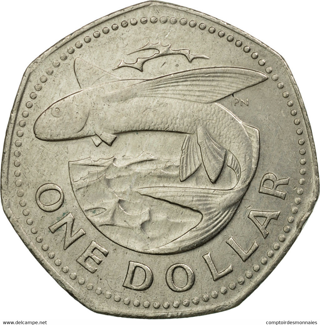 Monnaie, Barbados, Dollar, 1979, Franklin Mint, TTB, Copper-nickel, KM:14.1 - Barbades