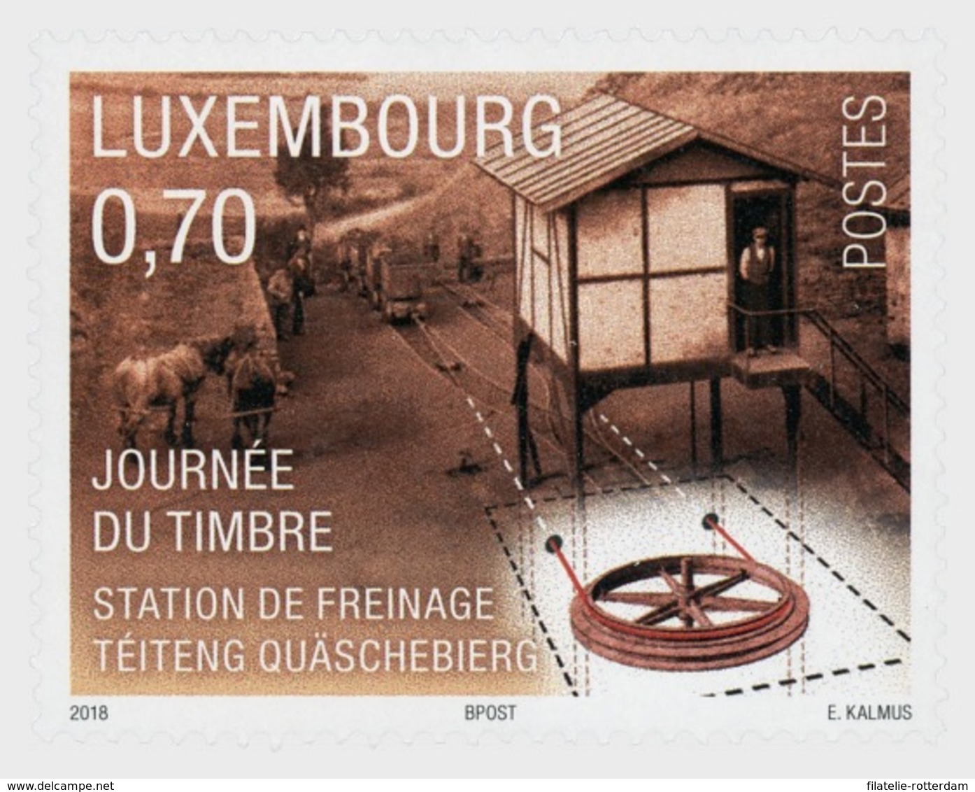 Luxemburg / Luxembourg - Postfris / MNH - Dag Van De Postzegel 2018 - Ungebraucht