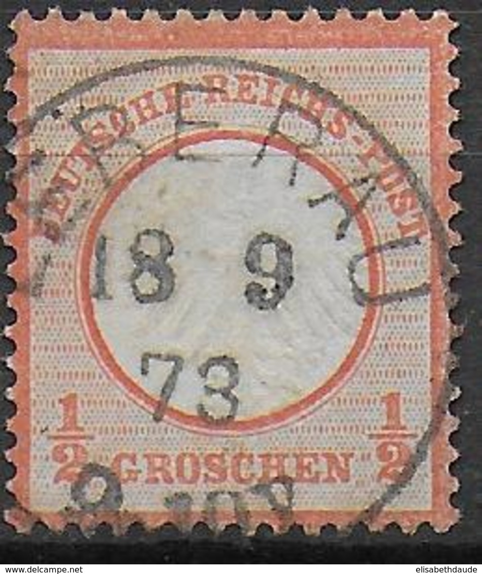 REICH - 1873 - ADLER PETIT ECUSSON - YVERT N° 3a OBLITERE LIEPVRE LEBERAU (HAUT-RHIN / ALSACE) - COTE TIMBRE = 60 EUR. - Other & Unclassified