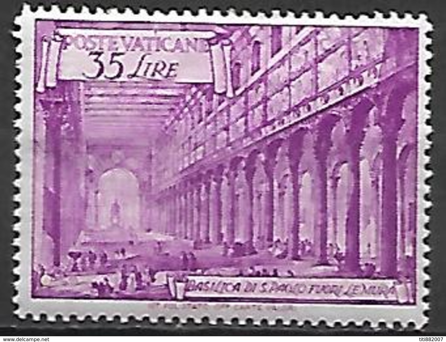 VATICAN     -   1949 .    Y&T N° 147 *.   Eglises Et Basiliques Romaines - Neufs