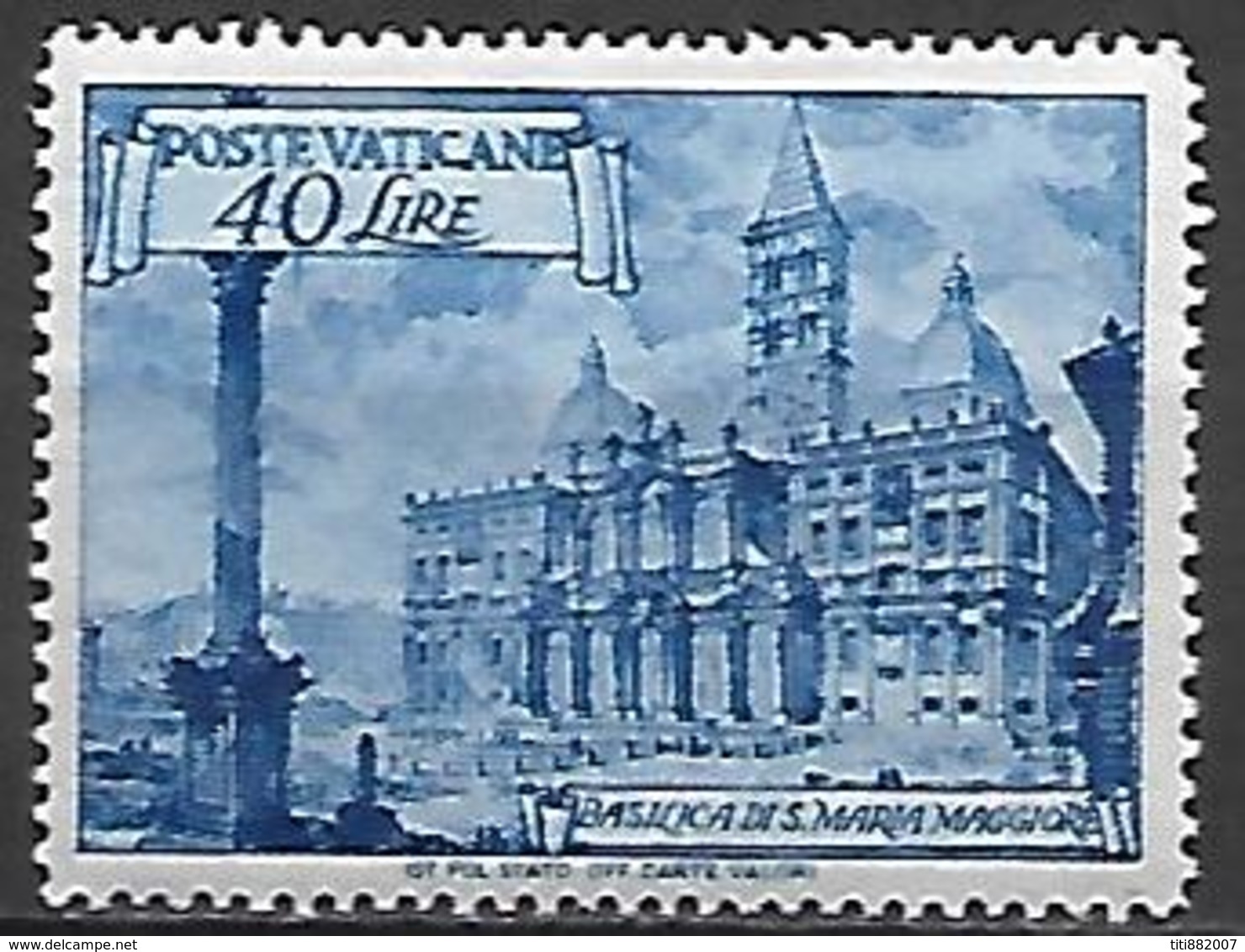 VATICAN     -   1949 .    Y&T N° 148 *.   Eglises Et Basiliques Romaines - Neufs