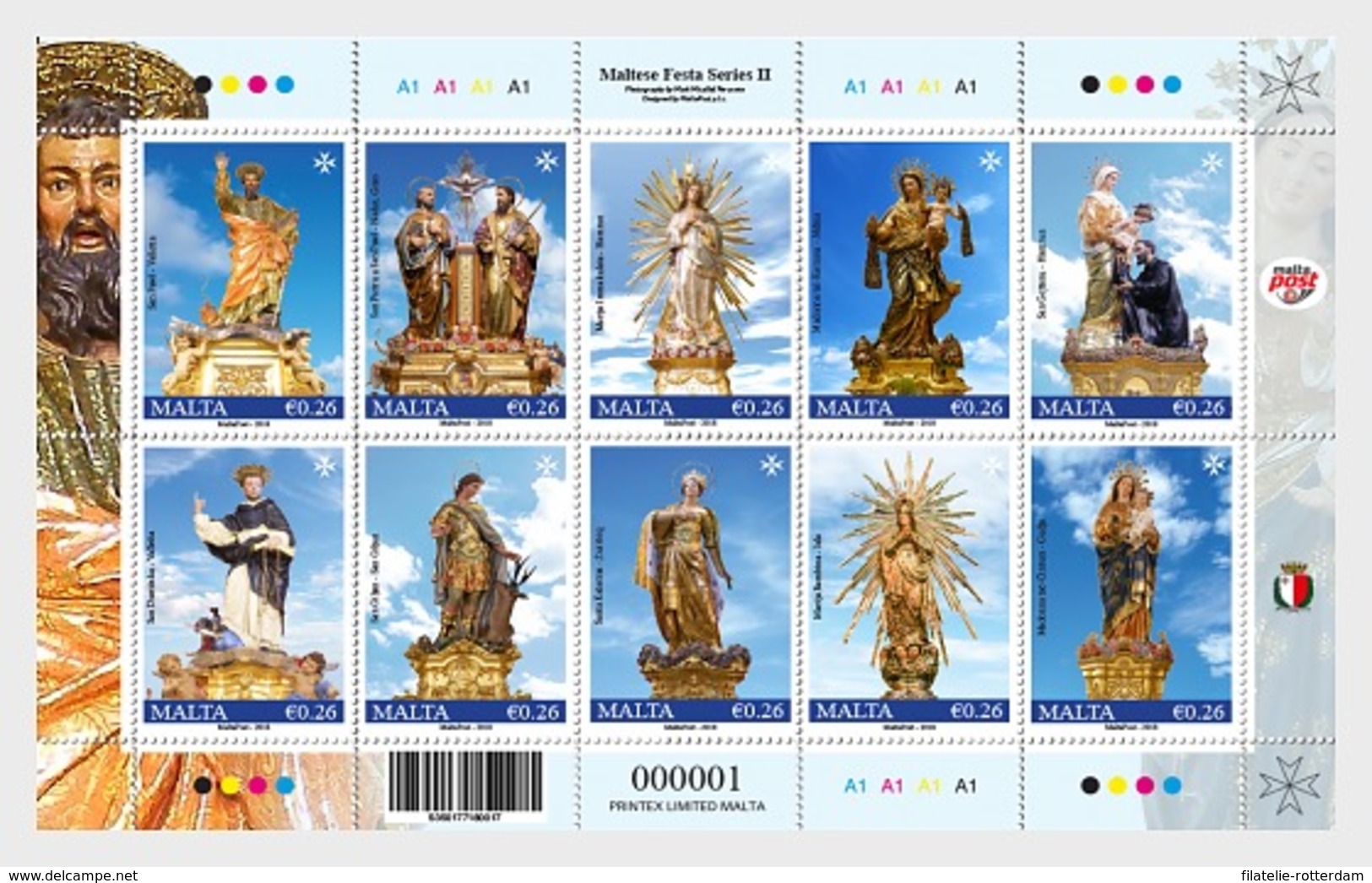 Malta / Malte - Postfris / MNH - Sheet Maltese Feesten 2018 - Malta