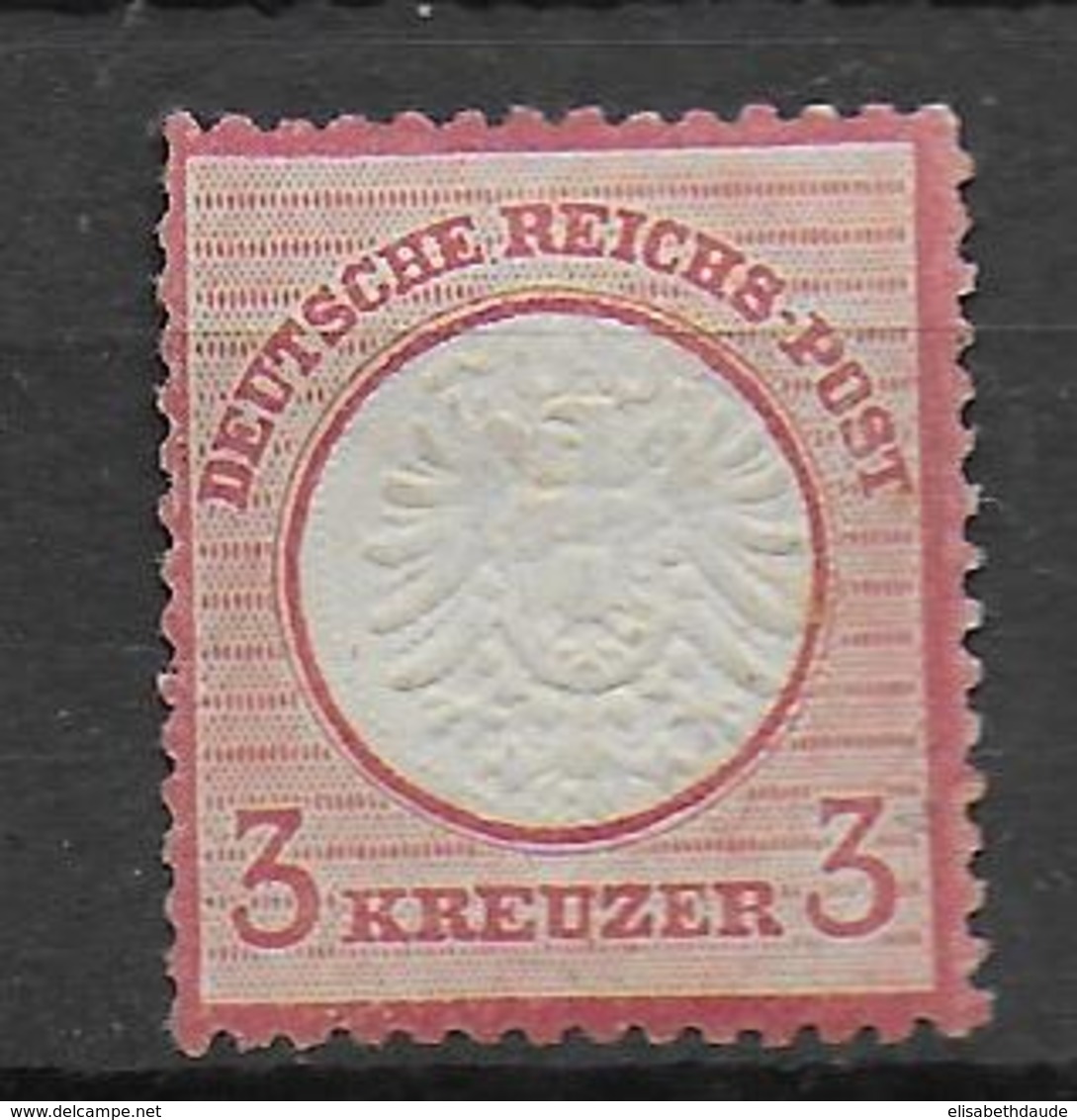 REICH - 1872 - ADLER GROS ECUSSON - YVERT N° 22 * MH  - COTE = 28 EUR. - Ungebraucht